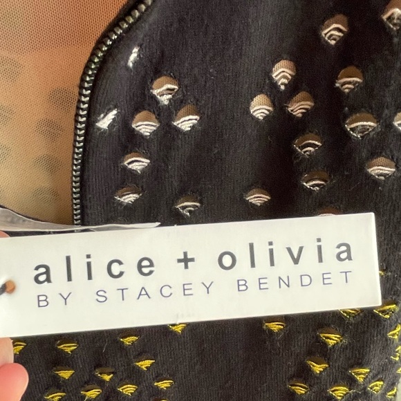 NWT Alice + Olivia Ani Pencil Skirt Multi Color Dead stock - Picture 6 of 9